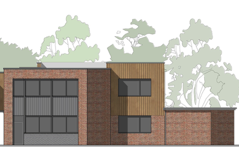 New Science Building. Site access.