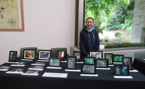 Dover Girls Grammar School Student Imogen Robinson at the Community Showcase at Walmer Castle